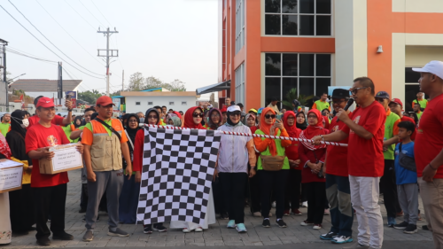 RSUD dr. Soeselo Gelar Jalan Sehat Memeriahkan HUT ke-78 RI